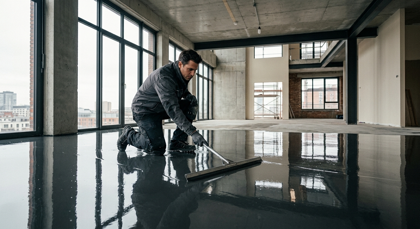 Revêtement de sol pour atelier professionnel